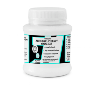 Aged Garlic Heart Capsules - Supports healthy heart and cholesterol levels. - 50 Capsules