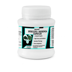Spirulina with Moringa Powder Capsules