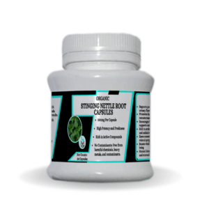Organic Stinging Nettle Capsules - Encourages balanced energy and overall well-being - 50 Capsles