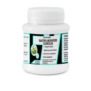 Bacopa Monnieri Capsules - Traditional herbal support for memory and mental clarity.