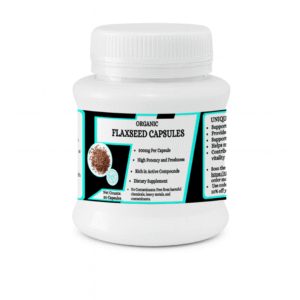 Flaxseed Capsules - Supports heart and cardiovascular health