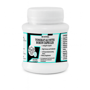 Tongkat Ali (2%Eurycomanone ) with Boron (6mcg) Capsules - Last for 60 Days