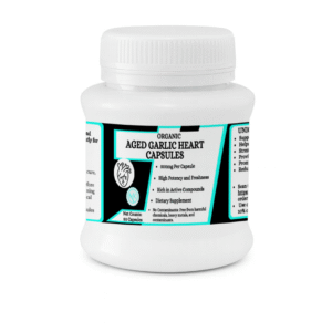 Aged Garlic Heart Capsules - Supports healthy heart and cholesterol levels. - 50 Capsules