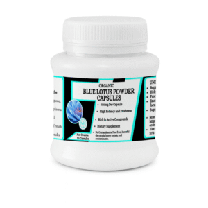 Blue Lotus Capsules - Supports deep relaxation and calm - 50 Capsules