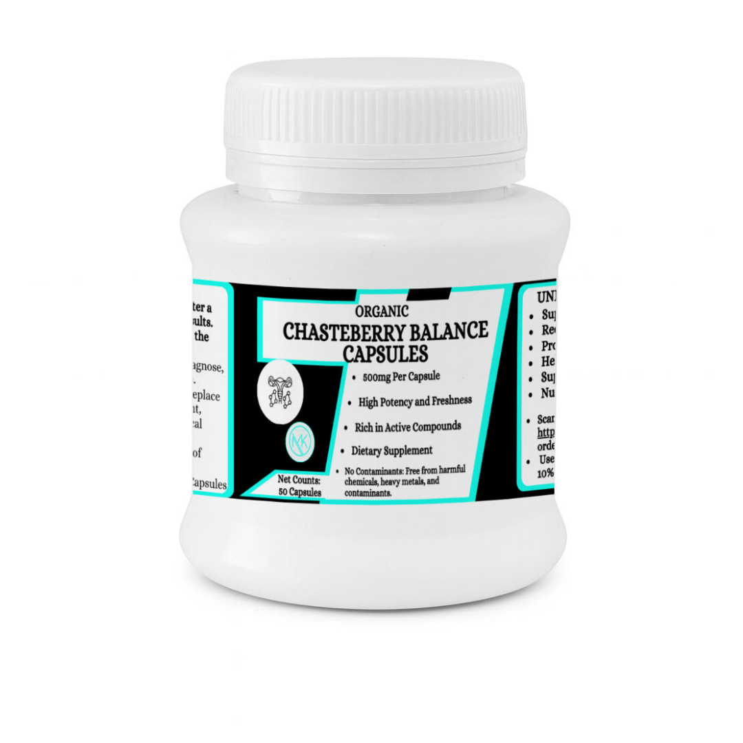 Chasteberry Balance Capsules - Support women–s wellness - 50 Capsules