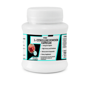L-Citrulline Powder Capsules - Supports Healthy Blood Flow - 50 Capsules