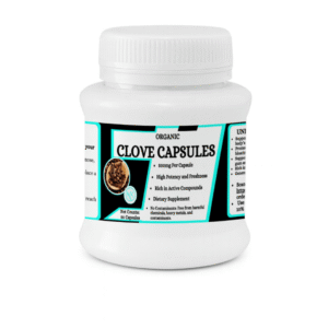 Clove Capsules - Supports Immune Health & Digestive Wellness - 50 Capsules