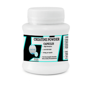 Creatine Powder Capsules - Supports increased muscle strength and power - 50 Capsules