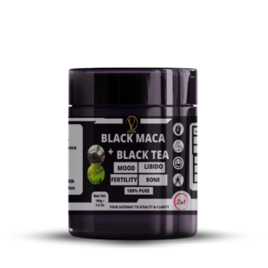 Black Maca With Black Tea Extract Powder – 100g
