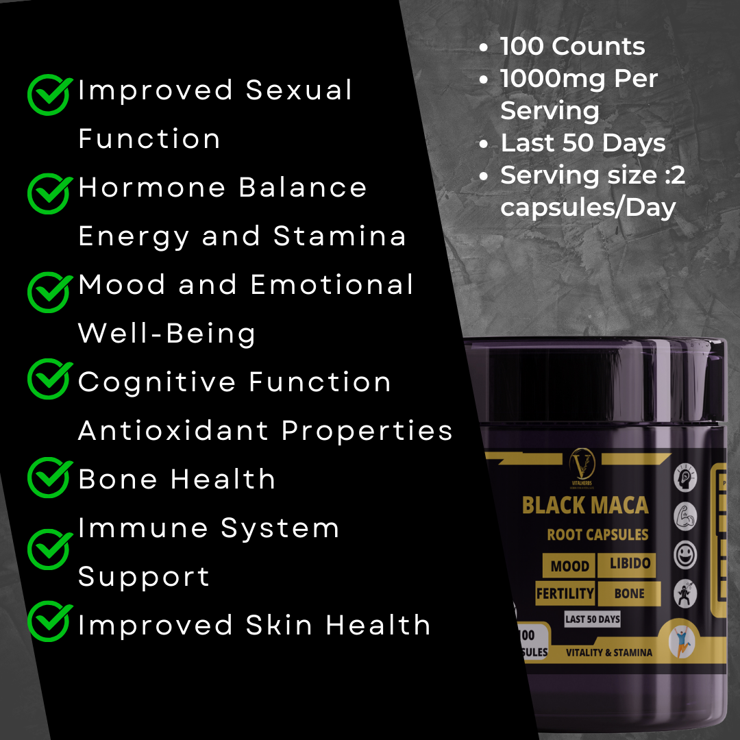 Black Maca -(10:1)/ (20:1) Powder – 100g - Image 7