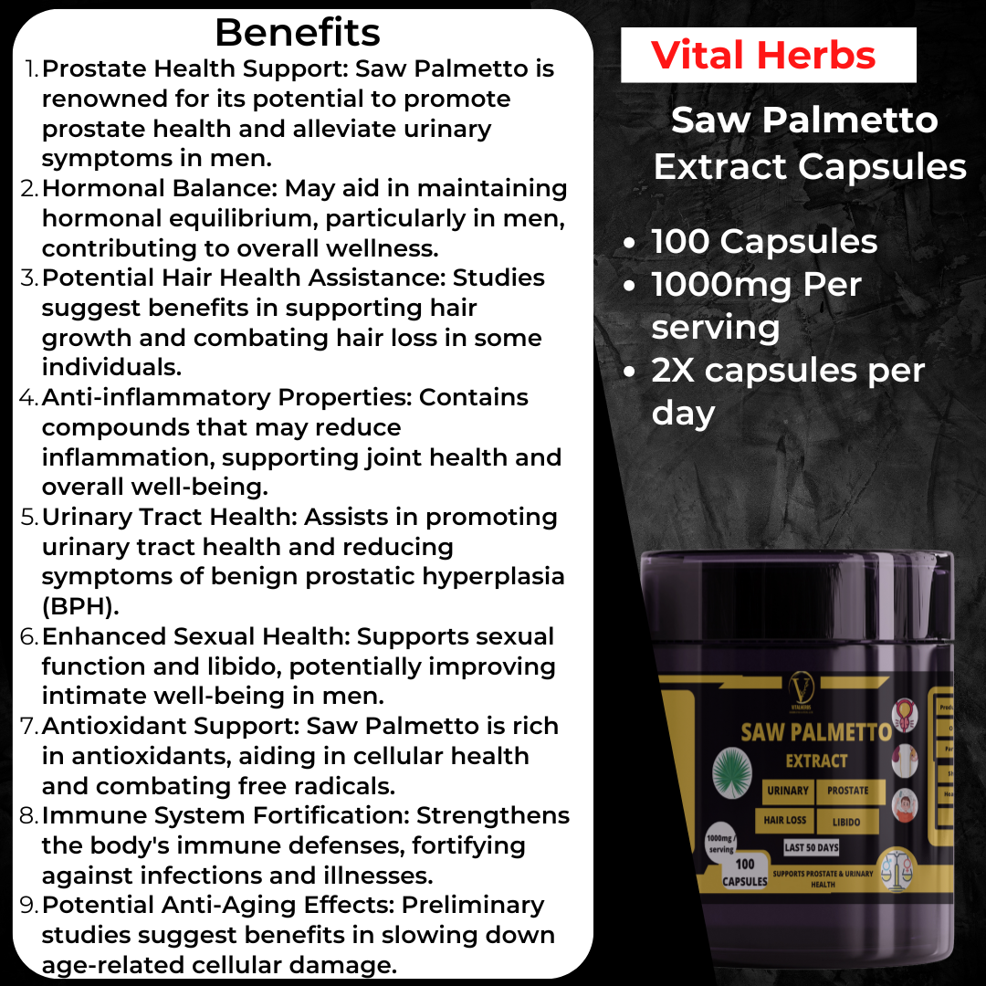 Saw Palmetto Extract Powder – 100g - Image 4