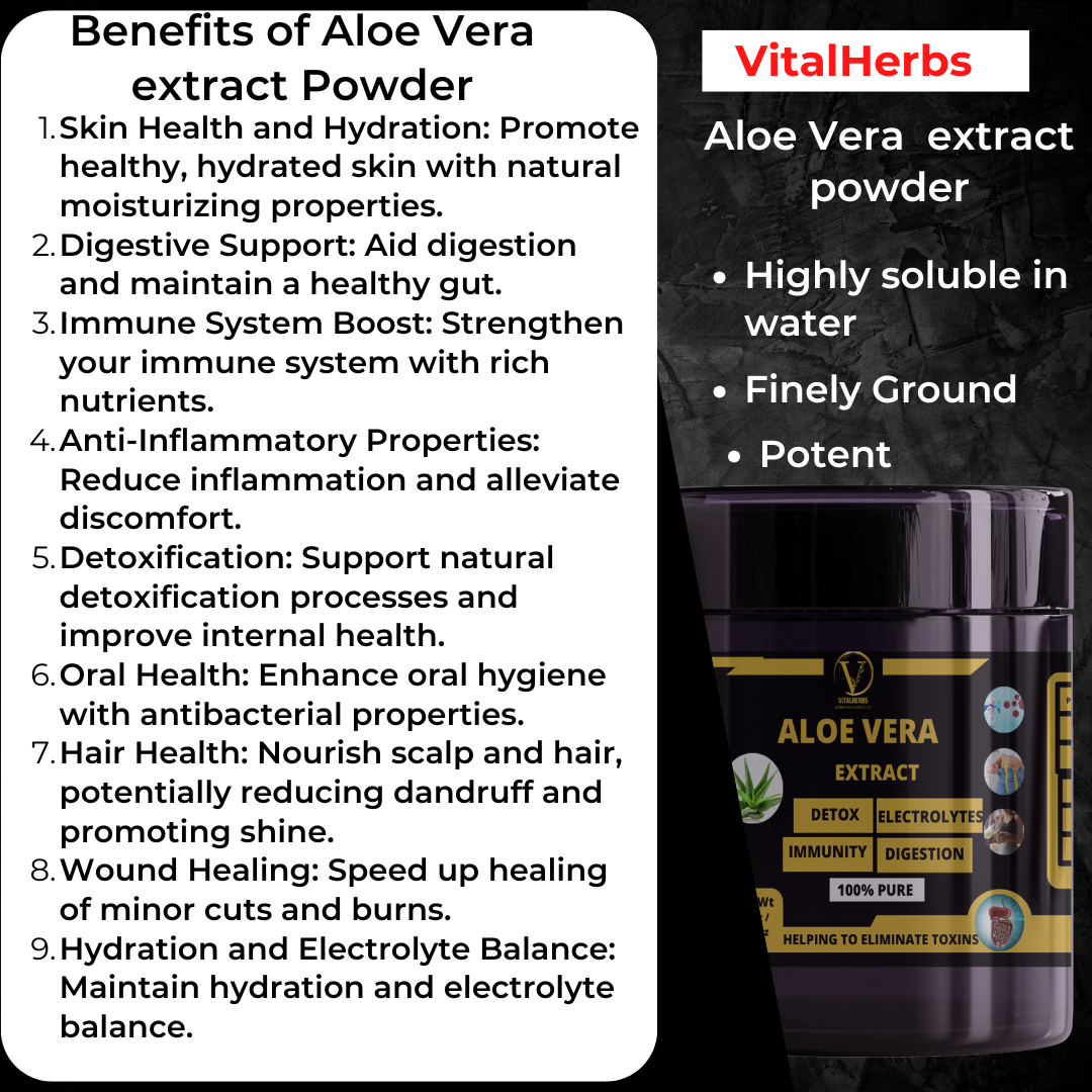 Aloe Vera Extract Powder – 100g - Image 2