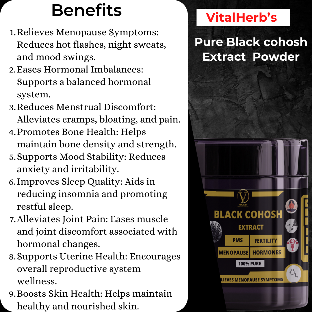 Black Cohosh Extract Powder – 100g - Image 2