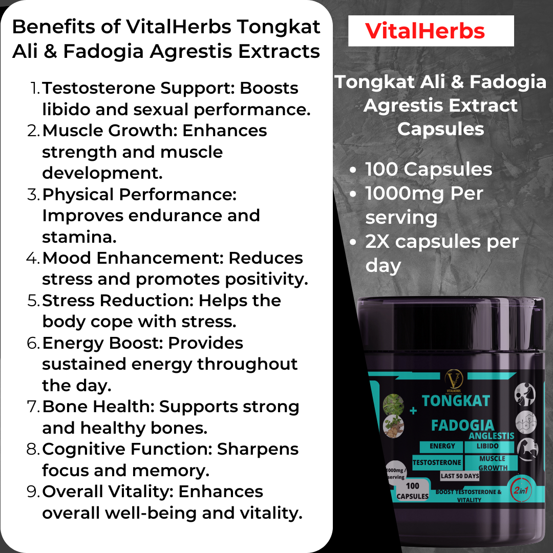 Tongkat & Fadogia Agrestis Extract Powder – 100g - Image 4