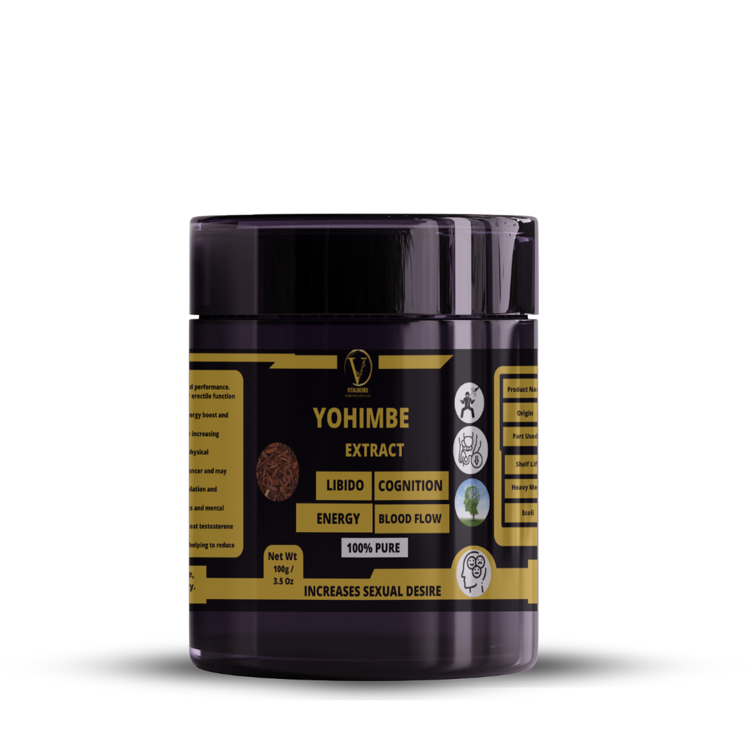 Yohimbe Extract Powder – 100g