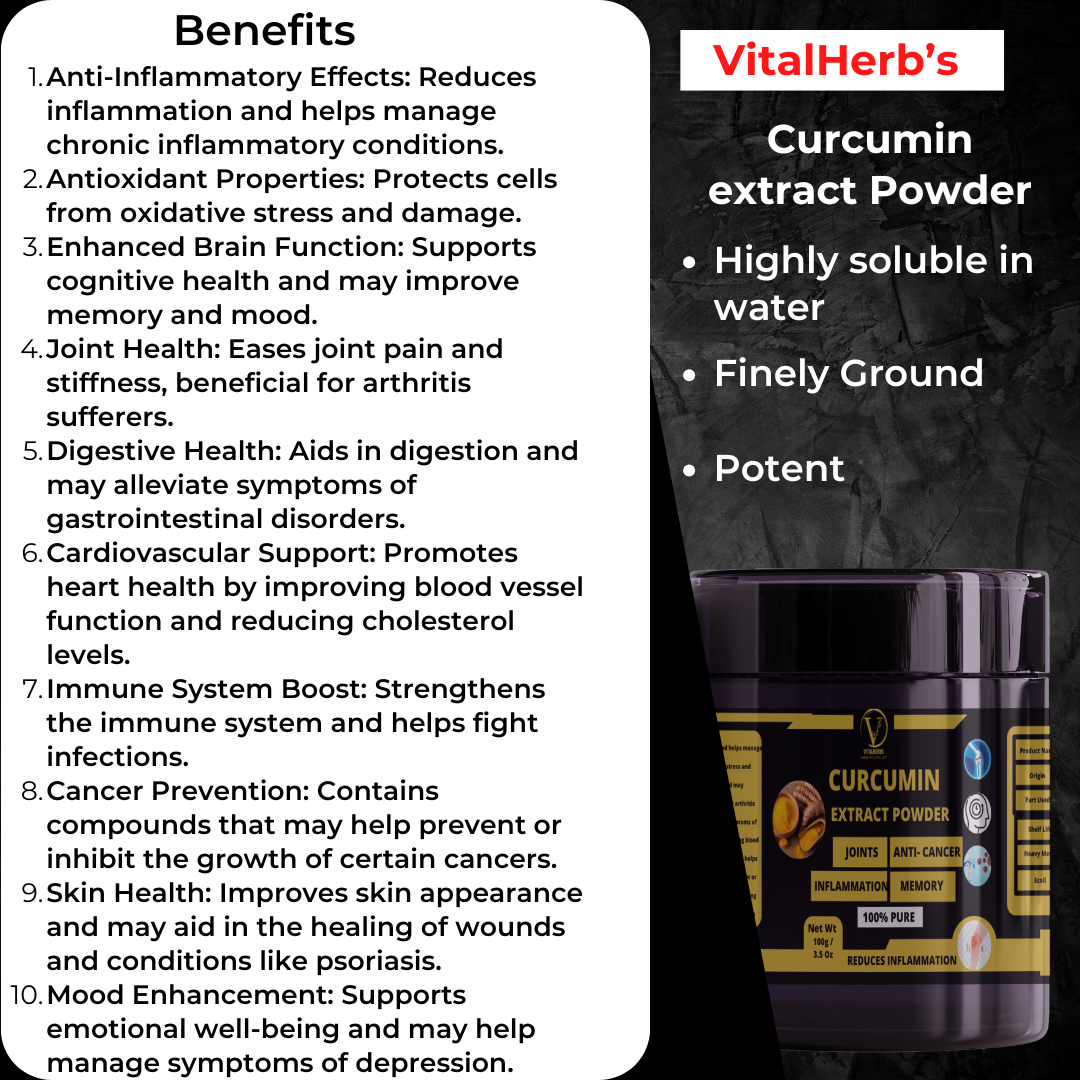 Curcumin Extract Powder – 100g - Image 2