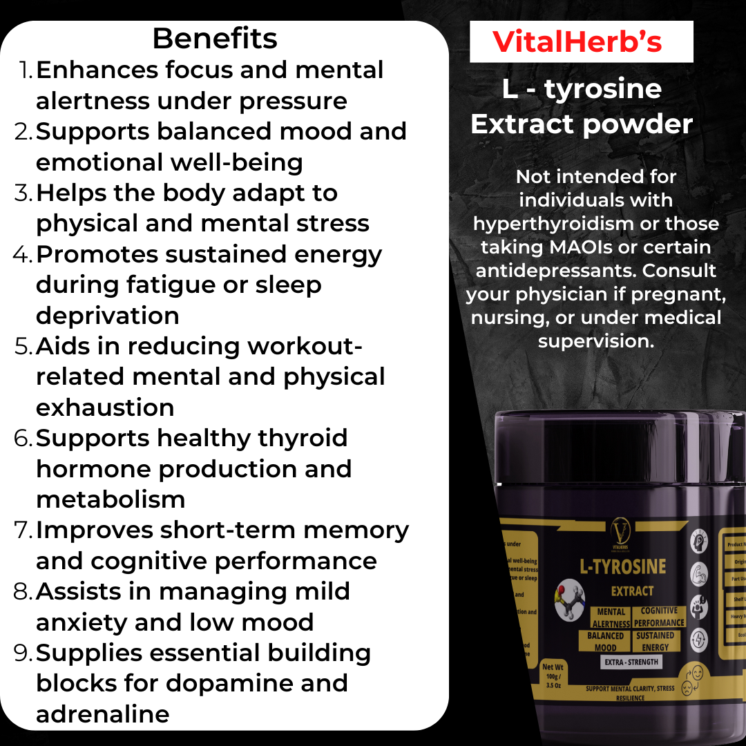 L-Tyrosine Extract Powder – 100g - Image 2