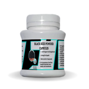 Organic Black Seed Capsules - Strengthens and supports a healthy immune system - 50 Capsules