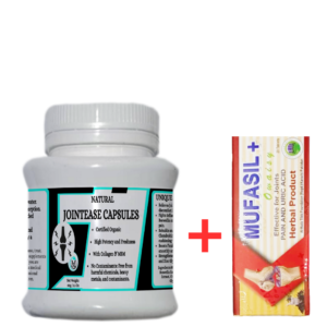 JointEase Capsules + Mufasil Plus - With Collagen type II,Relieves Joint Pain,Boosts Flexibility & Movement - JointEase Capsules(50') + Mufasil Plus (20') - JointEase Capsules + Mufasil Plus