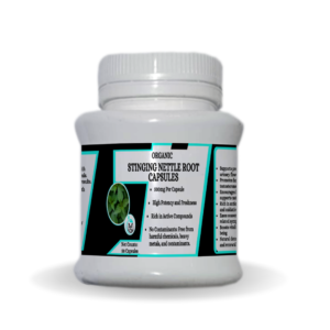 Organic Stinging Nettle Capsules - Encourages balanced energy and overall well-being - 50 Capsules