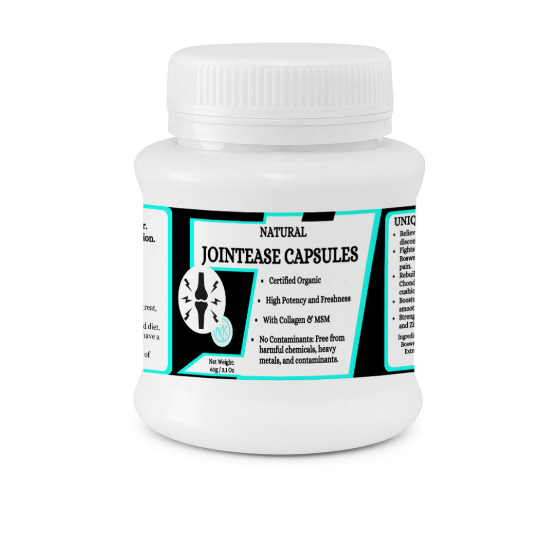 JointEase Capsules + Mufasil Plus - With Collagen type II,Relieves Joint Pain,Boosts Flexibility & Movement - JointEase Capsules(50') + Mufasil Plus (20')