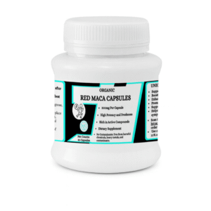 Red Maca Capsules - Energy, Hormone Balance & Vitality Support,50 Capsules