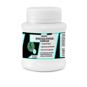 Spirulina Powder Capsules - Support natural detox and liver health - 50 Capsules